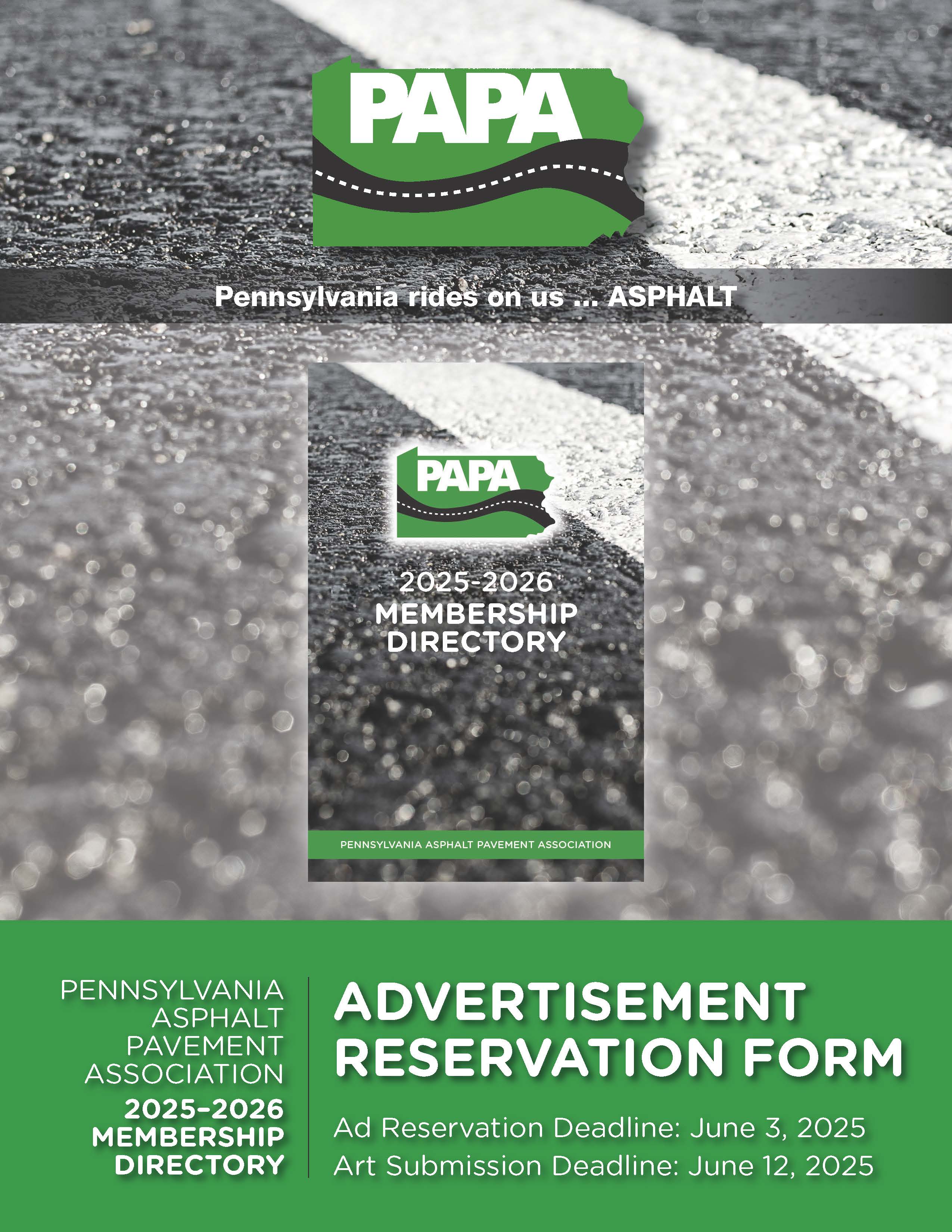  PAPA Membership Directors - 2025-2026 Advertising Opportunity